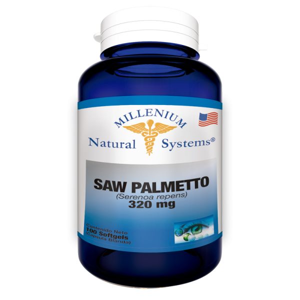 Saw Palmetto 320 mg x 100 softgels Millenium Natural Systems