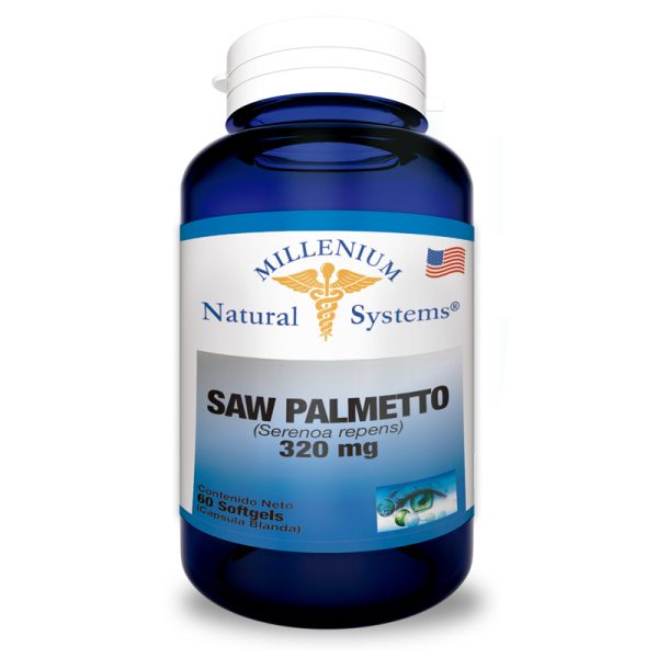 Saw Palmetto 3230 x 60 softgels Millenium Natural Systems