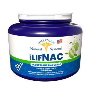 MnsLifnac sabor manzana verde 300 g Millenium Natural Systems