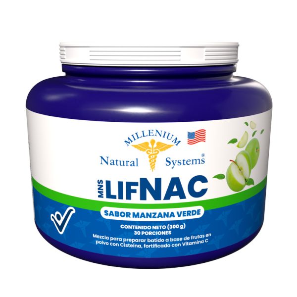 MnsLifnac sabor manzana verde 300 g Millenium Natural Systems