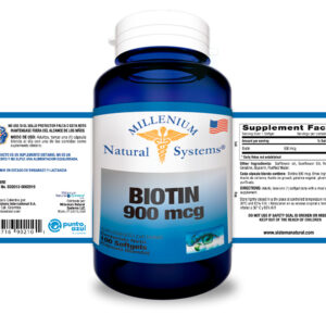 Biotin 900 mcg x 100 Softgels - Image 2