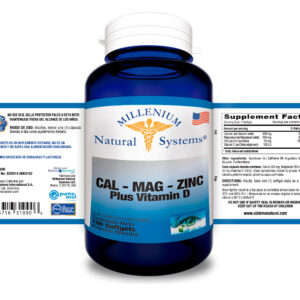 Cal Mag Zinc Plus Vitamin D x 100 Softgels - Image 2