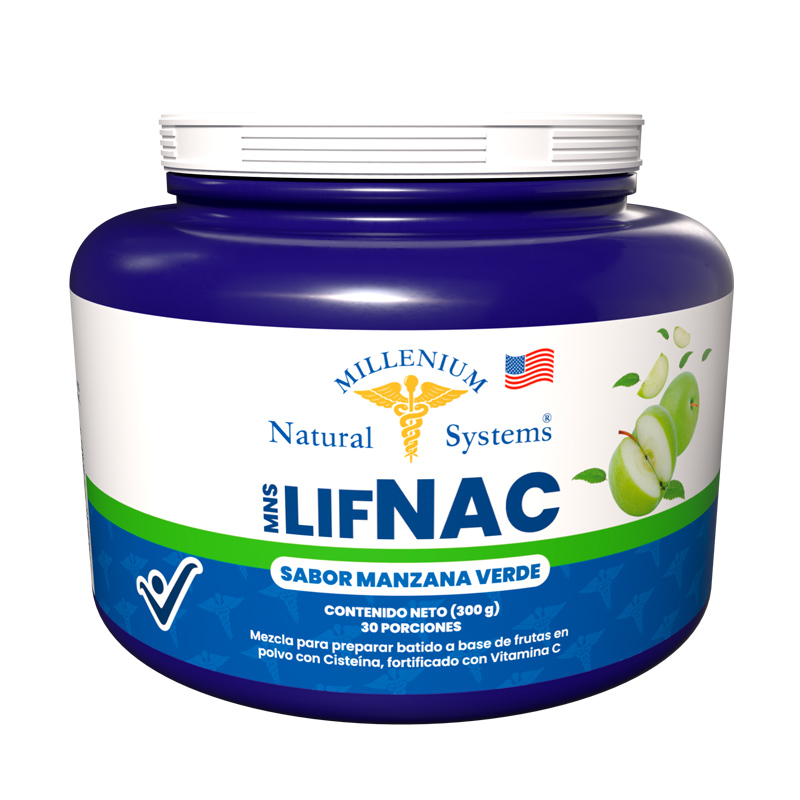 MnsLifnac sabor manzana verde 300 g Millenium Natural Systems