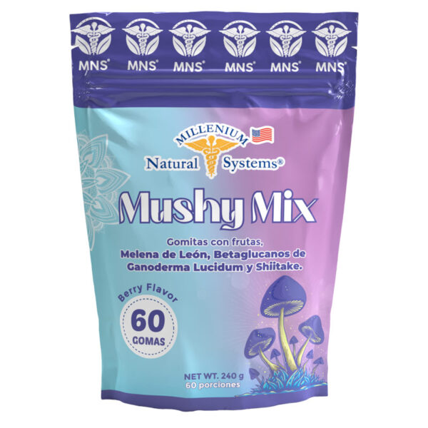 Mushy Mix 60 gomas sabor Berry Natural Systems
