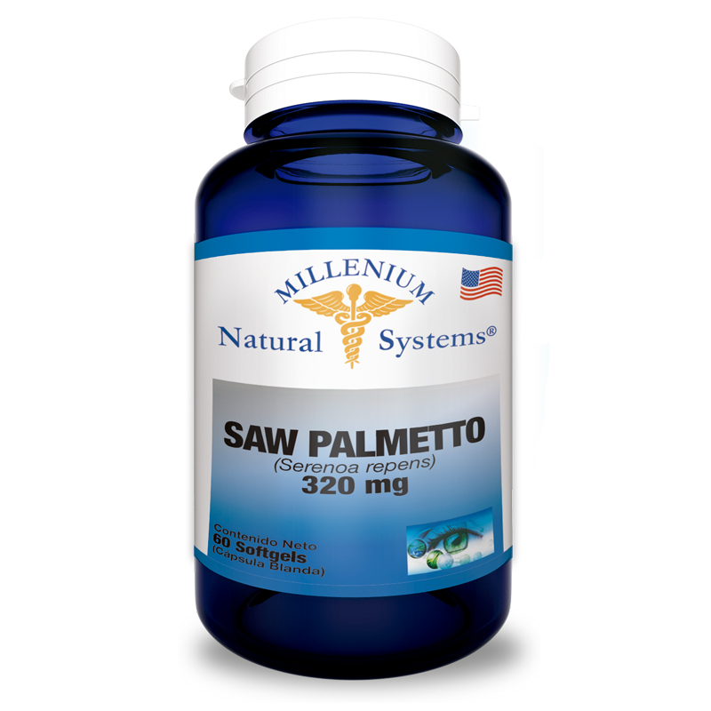 Saw Palmetto 3230 x 60 softgels Millenium Natural Systems