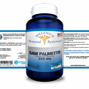 Saw Palmetto 3230 x 60 softgels Millenium Natural Systems