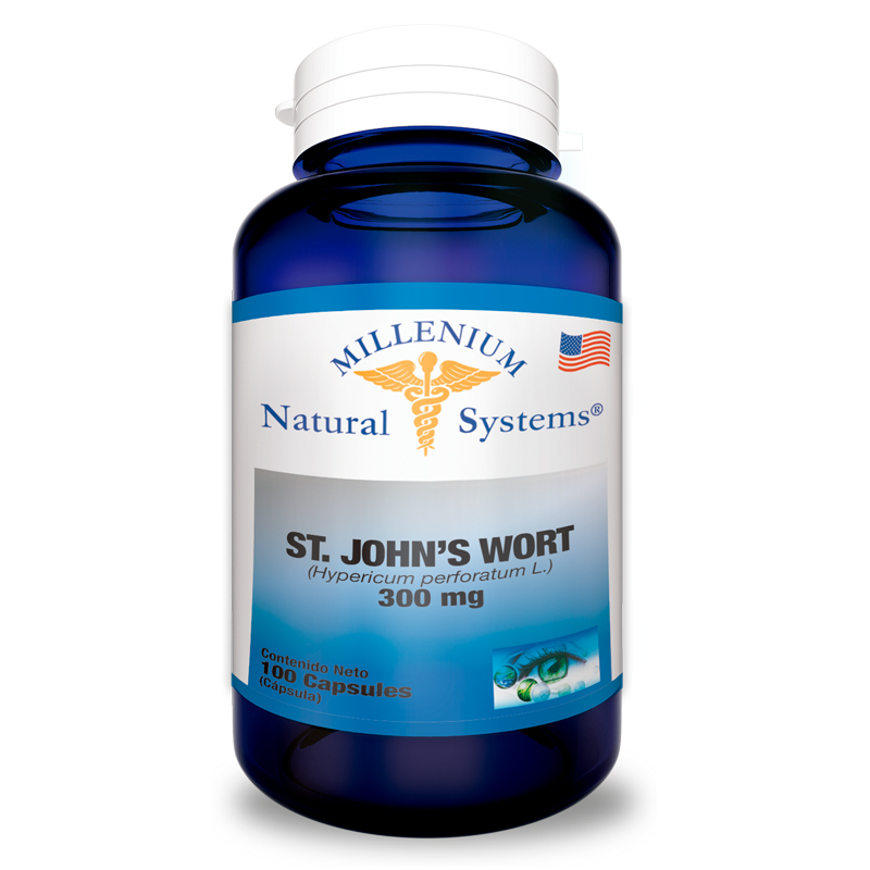 St. John`s Wort 300 mg x 100 capsules Millenium Natural Systems