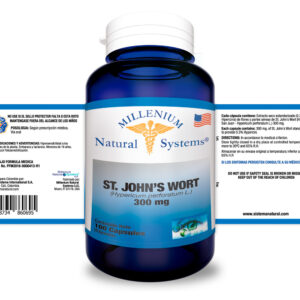 St. John`s Wort 300 mg x 100 capsules Millenium Natural Systems