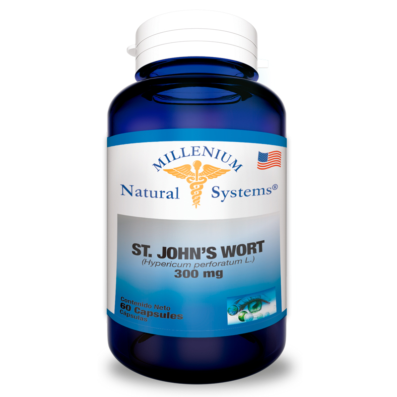 St. John`s Wort 300 mg x 60 capsules Millenium Natural Systems
