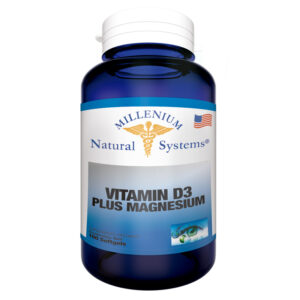 Vitamin D3 Plus 2000 UI Magnesium x 100 Softgels - Image 1