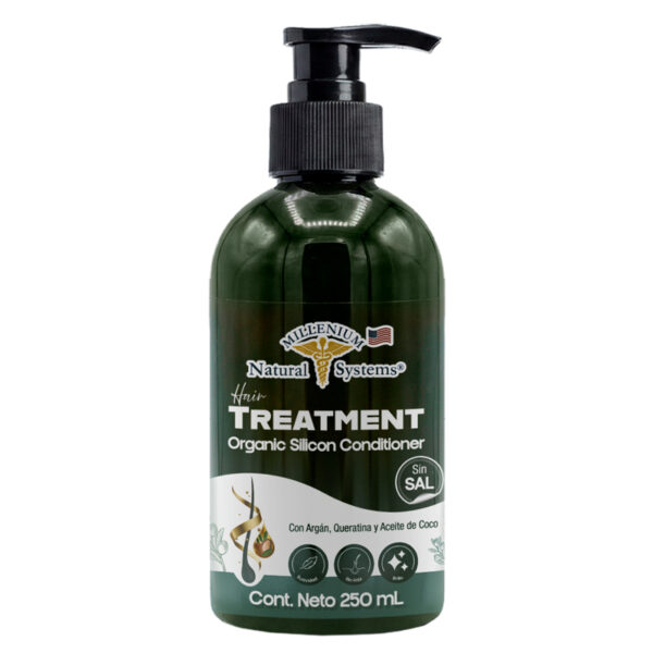 Hair Treatment Organic Silicon Acondicionador 250 ml para mujer- Millenium Natural Systems