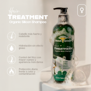 Hair Treatment Organic Silicon Shampoo 500 ml - Image 2